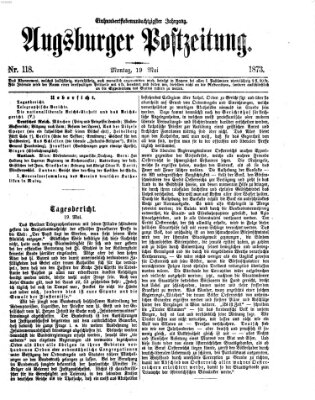 Augsburger Postzeitung Montag 19. Mai 1873