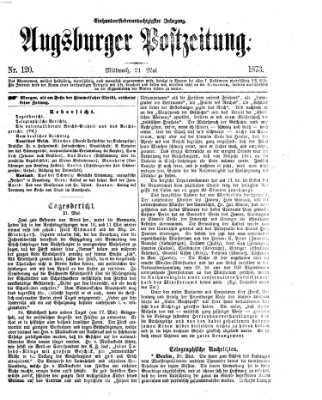 Augsburger Postzeitung Mittwoch 21. Mai 1873