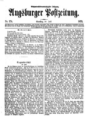 Augsburger Postzeitung Samstag 26. Juli 1873