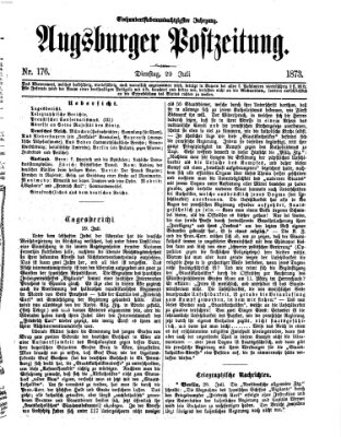 Augsburger Postzeitung Dienstag 29. Juli 1873