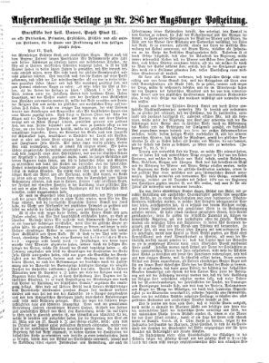 Augsburger Postzeitung Freitag 5. Dezember 1873