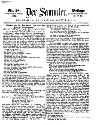 Der Sammler (Augsburger Abendzeitung) Samstag 25. Mai 1872