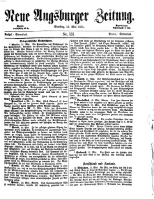 Neue Augsburger Zeitung Samstag 13. Mai 1871