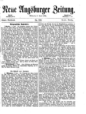 Neue Augsburger Zeitung Mittwoch 5. Juni 1872