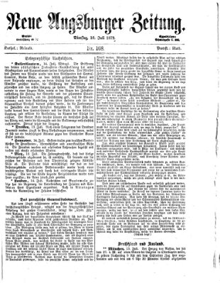 Neue Augsburger Zeitung Dienstag 16. Juli 1872