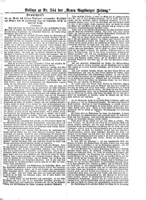 Neue Augsburger Zeitung Sonntag 13. Oktober 1872