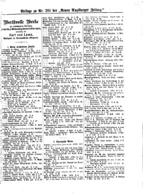 Neue Augsburger Zeitung Samstag 7. Dezember 1872