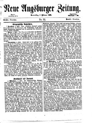 Neue Augsburger Zeitung Donnerstag 6. Februar 1873