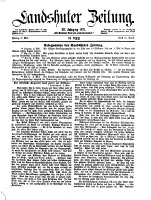 Landshuter Zeitung Freitag 5. Mai 1871