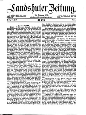 Landshuter Zeitung Freitag 26. Juli 1872