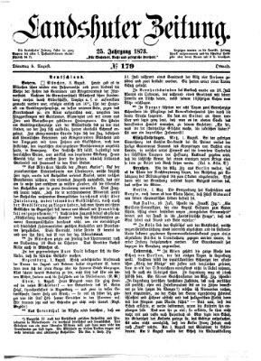 Landshuter Zeitung Dienstag 5. August 1873