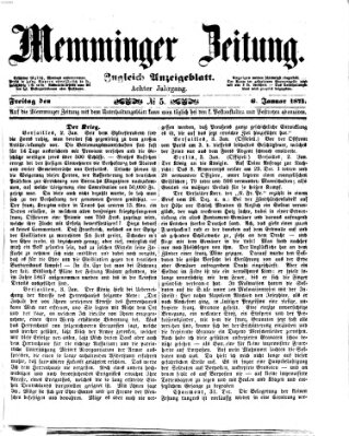 Memminger Zeitung Freitag 6. Januar 1871