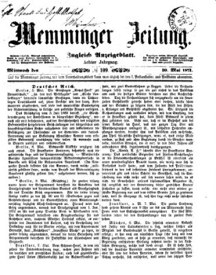 Memminger Zeitung Mittwoch 10. Mai 1871