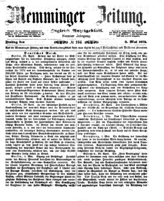 Memminger Zeitung Freitag 3. Mai 1872