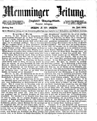 Memminger Zeitung Freitag 19. Juli 1872