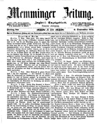 Memminger Zeitung Freitag 6. September 1872