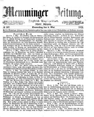 Memminger Zeitung Donnerstag 8. Mai 1873