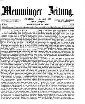 Memminger Zeitung Donnerstag 29. Mai 1873