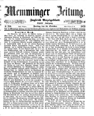 Memminger Zeitung Freitag 31. Oktober 1873