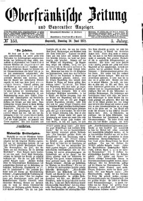 Oberfränkische Zeitung und Bayreuther Anzeiger (Bayreuther Anzeiger) Sonntag 30. Juni 1872