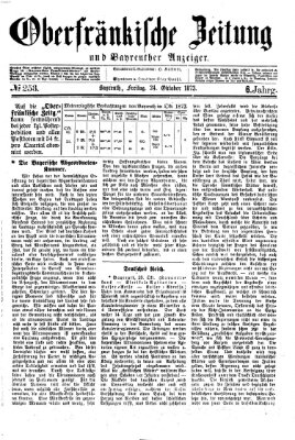 Oberfränkische Zeitung und Bayreuther Anzeiger (Bayreuther Anzeiger) Freitag 24. Oktober 1873