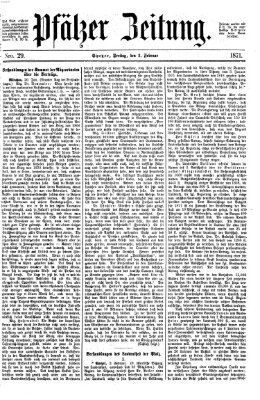 Pfälzer Zeitung Freitag 3. Februar 1871