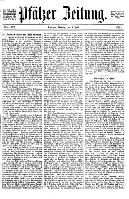 Pfälzer Zeitung Samstag 3. Juni 1871