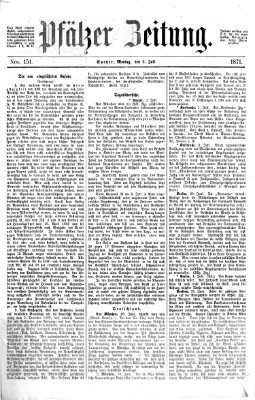 Pfälzer Zeitung Montag 3. Juli 1871