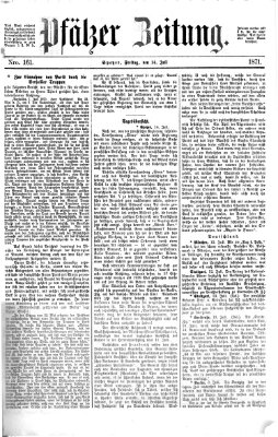 Pfälzer Zeitung Freitag 14. Juli 1871