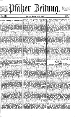 Pfälzer Zeitung Freitag 4. August 1871