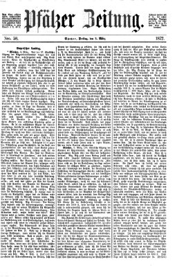 Pfälzer Zeitung Freitag 8. März 1872