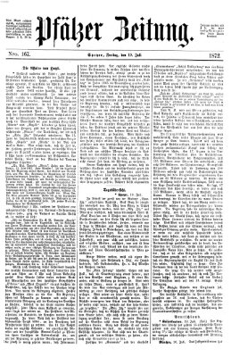 Pfälzer Zeitung Freitag 19. Juli 1872