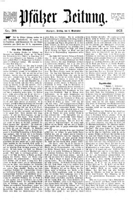 Pfälzer Zeitung Freitag 6. September 1872