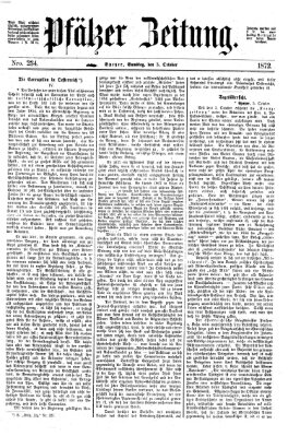 Pfälzer Zeitung Samstag 5. Oktober 1872