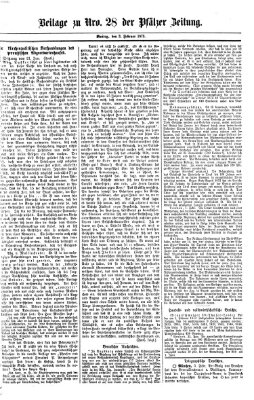 Pfälzer Zeitung Montag 3. Februar 1873