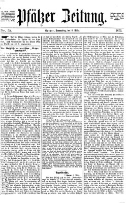 Pfälzer Zeitung Donnerstag 6. März 1873