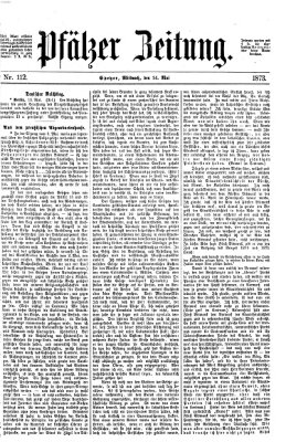 Pfälzer Zeitung Mittwoch 14. Mai 1873