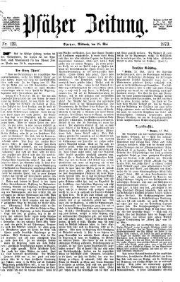 Pfälzer Zeitung Mittwoch 28. Mai 1873