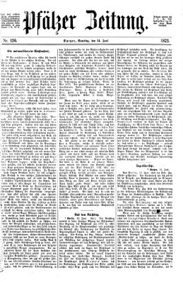 Pfälzer Zeitung Samstag 14. Juni 1873