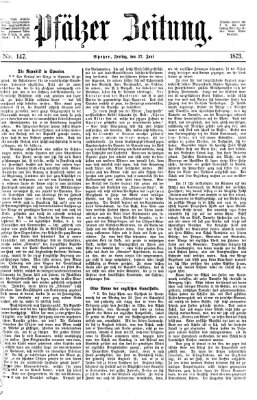 Pfälzer Zeitung Freitag 27. Juni 1873