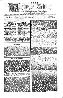 Neue Würzburger Zeitung Montag 6. März 1871