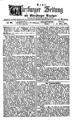 Neue Würzburger Zeitung Montag 13. März 1871