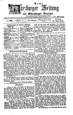 Neue Würzburger Zeitung Dienstag 28. März 1871