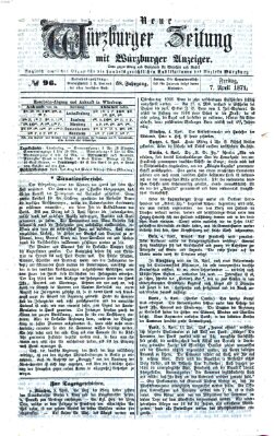 Neue Würzburger Zeitung Freitag 7. April 1871