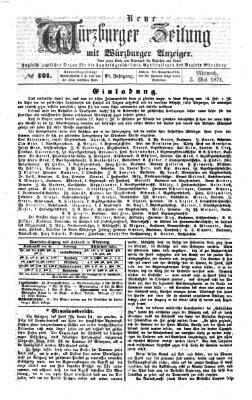 Neue Würzburger Zeitung Mittwoch 3. Mai 1871