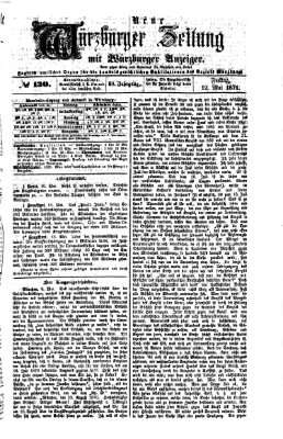 Neue Würzburger Zeitung Freitag 12. Mai 1871