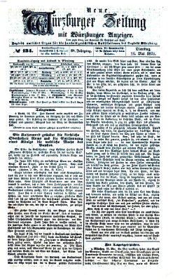 Neue Würzburger Zeitung Dienstag 16. Mai 1871