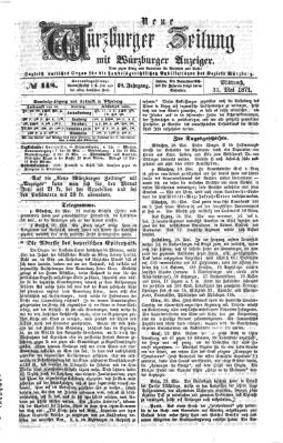 Neue Würzburger Zeitung Mittwoch 31. Mai 1871