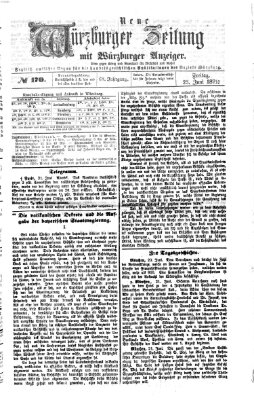 Neue Würzburger Zeitung Freitag 23. Juni 1871