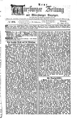 Neue Würzburger Zeitung Mittwoch 28. Juni 1871